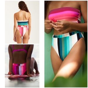 🔆Billabong Sol Stripes Rise Bikini Bottom🔆